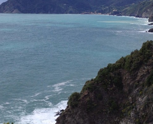 Pedalando lungo il mare